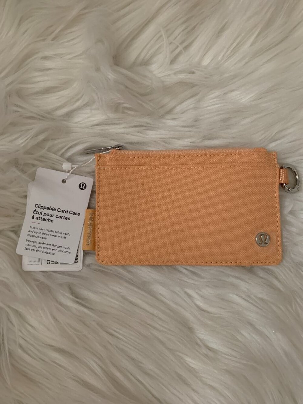 LULULEMON Clippable Card Case in Rock Melon